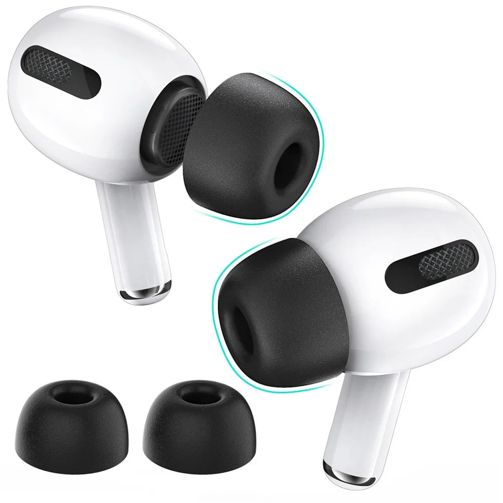 AHASTYLE WG28 1 Pair Earphone Caps for Apple AirPods Pro / Pro 2 Memory Foam Replacement Earbuds Tips, Size: L - 1