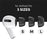 AHASTYLE WG28 1 Pair Earphone Caps for Apple AirPods Pro / Pro 2 Memory Foam Replacement Earbuds Tips, Size: L - 6