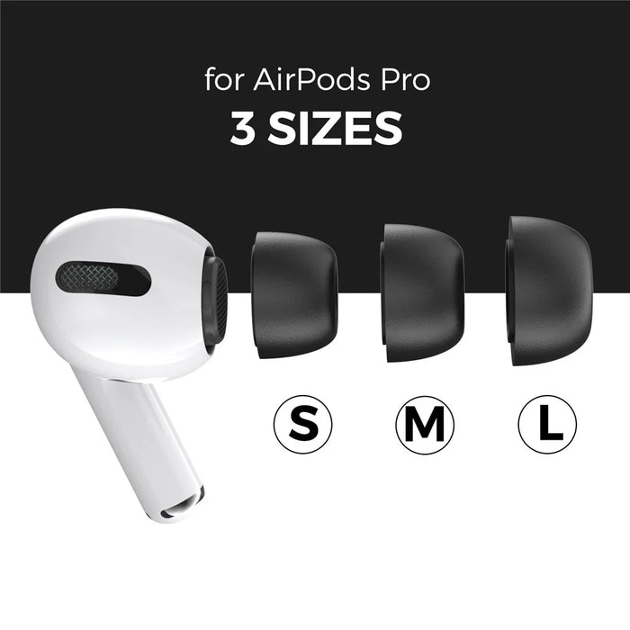AHASTYLE WG28 1 Pair Earphone Caps for Apple AirPods Pro / Pro 2 Memory Foam Replacement Earbuds Tips, Size: L - 6