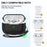 AHASTYLE WE15 Silicone Cover for AirPods Pro 2 Case Magnetic Wireless Charging Headset Protective Case with Strap - Black - 2