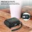AHASTYLE WE15 Silicone Cover for AirPods Pro 2 Case Magnetic Wireless Charging Headset Protective Case with Strap - Black - 5