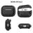 AHASTYLE WE15 Silicone Cover for AirPods Pro 2 Case Magnetic Wireless Charging Headset Protective Case with Strap - Black - 7