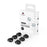 AHASTYLE PT76-3 Silicone Ear Cover for Apple AirPods 3 Slim Ear Hooks 3 Pairs Ultra-Thin Ear Tips - Black - 6