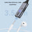 MH339A Type C to 3.5mm Headphone Jack HiFi Audio Adapter with PD 60W USB C Charging Port - Grey - 3