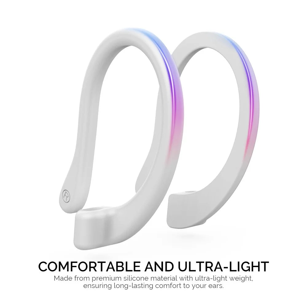 AHASTYLE PT78-M Ear Hooks for Apple AirPods with Charging Case (2016) / (2019) / AirPods with Wireless Charging Case (2019) / AirPods Pro / Pro 2 - White - 5