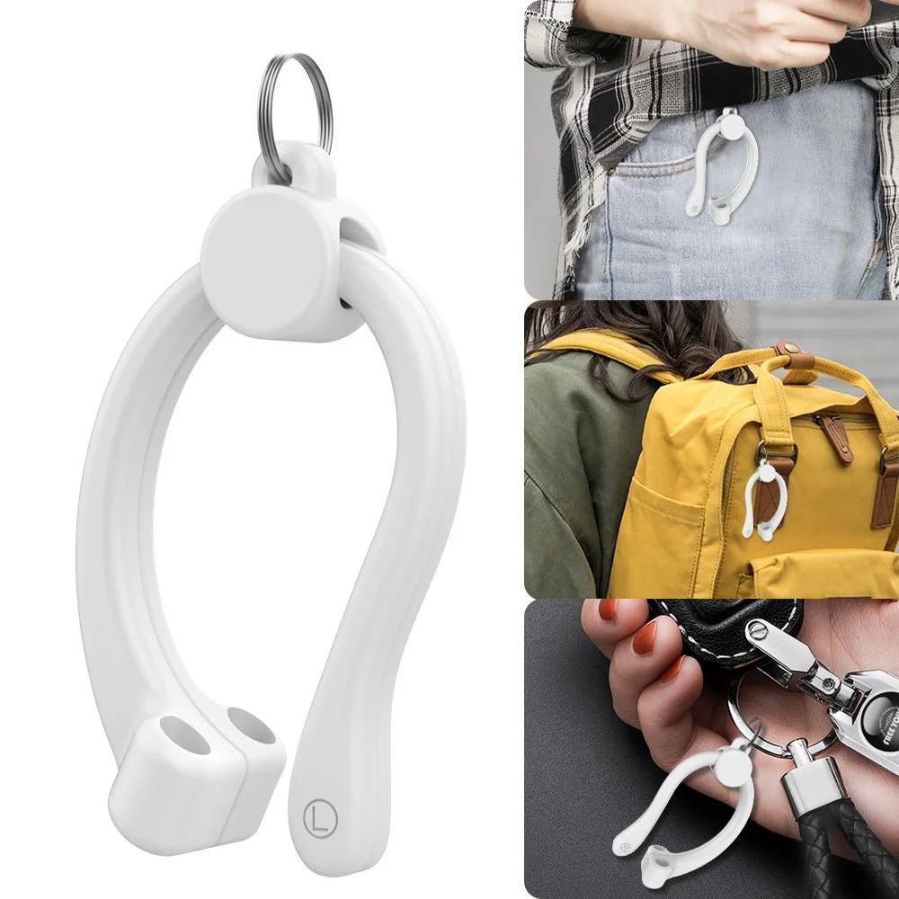 AHASTYLE PT78-M Ear Hooks for Apple AirPods with Charging Case (2016) / (2019) / AirPods with Wireless Charging Case (2019) / AirPods Pro / Pro 2 - White - 6
