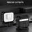 For Apple AirPods 3 Bluetooth-compatible Earphone Drop-proof Cover TPU+PC Protective Case with Pressing Button - White - 6