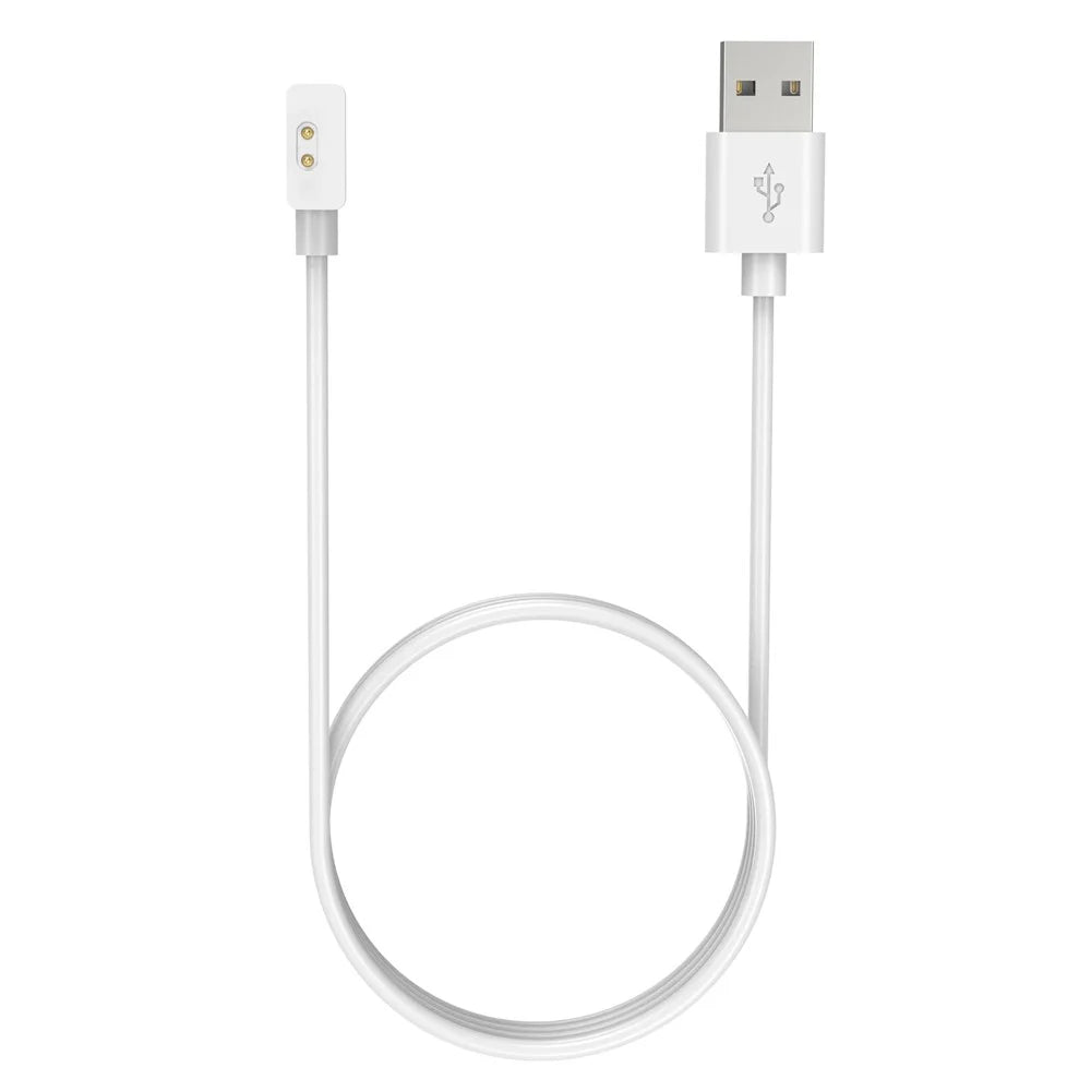 100cm Charger Compatible with Redmi Band 2 Magnetic Charging Cable Smart Watch Charging Cord - White - 3