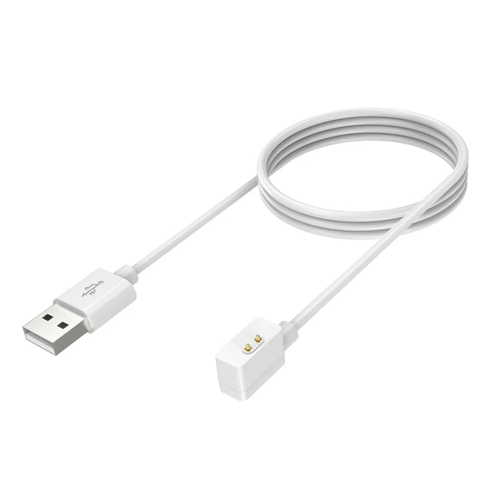 100cm Charger Compatible with Redmi Band 2 Magnetic Charging Cable Smart Watch Charging Cord - White - 4