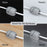 AHASTYLE LC01 8Pcs Self-adhesive Cable Manager Silicone Data Cable Fixing Holder Desktop Wire Organizer - Grey - 4