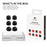 AHASTYLE WG36 3 Pairs S / M / L Size for Samsung Galaxy Buds Pro / Buds2 Pro Earbuds Covers Replacement Memory Foam In-ear Earphone Tips - Black - 6