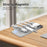 AHASTYLE WG104 Magnetic Cable Holder 5 Clips Desktop Cable Ties Data Cable USB Cord Organizer - Grey - 2
