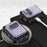 For AirPods Pro 2 Pressing Buckle Design Wireless Earphone Protective Case TPU+PC Anti-drop Cover - Purple - 4