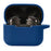 For GLIDiC TW-4000s Earphone Charging Bin Sleeve Cover Silicone Case with Buckle - Dark Blue - 2