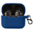 For GLIDiC TW-4000s Earphone Charging Bin Sleeve Cover Silicone Case with Buckle - Dark Blue - 3