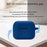 For GLIDiC TW-4000s Earphone Charging Bin Sleeve Cover Silicone Case with Buckle - Dark Blue - 6