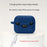 For GLIDiC TW-4000s Earphone Charging Bin Sleeve Cover Silicone Case with Buckle - Dark Blue - 7