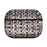 For AirPods Pro (Gen 2) (USB-C) / Pro 2 Woven Texture PU Leather + PC Drop-proof Case Bluetooth-compatible Earphone Protective Cover - Burlap Gray - 1