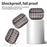 For AirPods Pro (Gen 2) (USB-C) / Pro 2 Woven Texture PU Leather + PC Drop-proof Case Bluetooth-compatible Earphone Protective Cover - Burlap Gray - 5