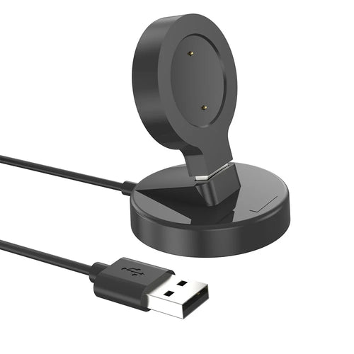 For Xiaomi Watch S1 Active / Color 2 / Color Sports USB Cable Smart Watch Charger Desktop Charging Stand - Black - 1