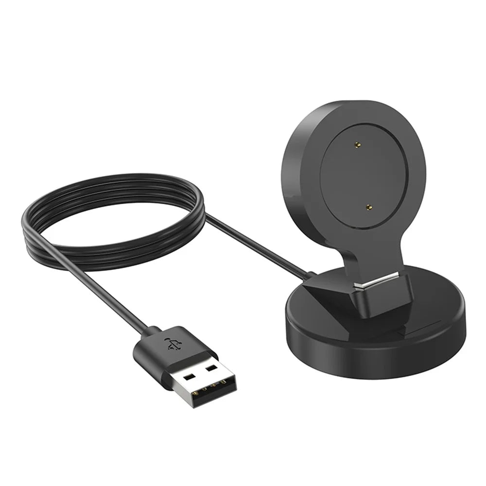 For Xiaomi Watch S1 Active / Color 2 / Color Sports USB Cable Smart Watch Charger Desktop Charging Stand - Black - 2