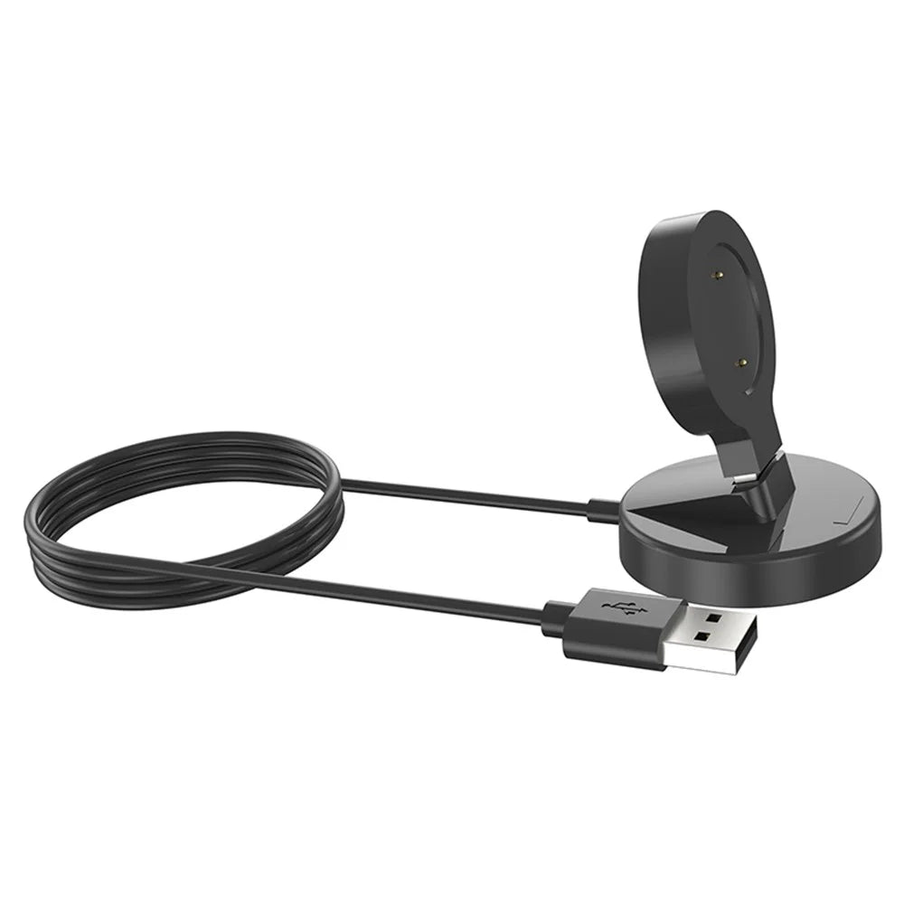 For Xiaomi Watch S1 Active / Color 2 / Color Sports USB Cable Smart Watch Charger Desktop Charging Stand - Black - 3