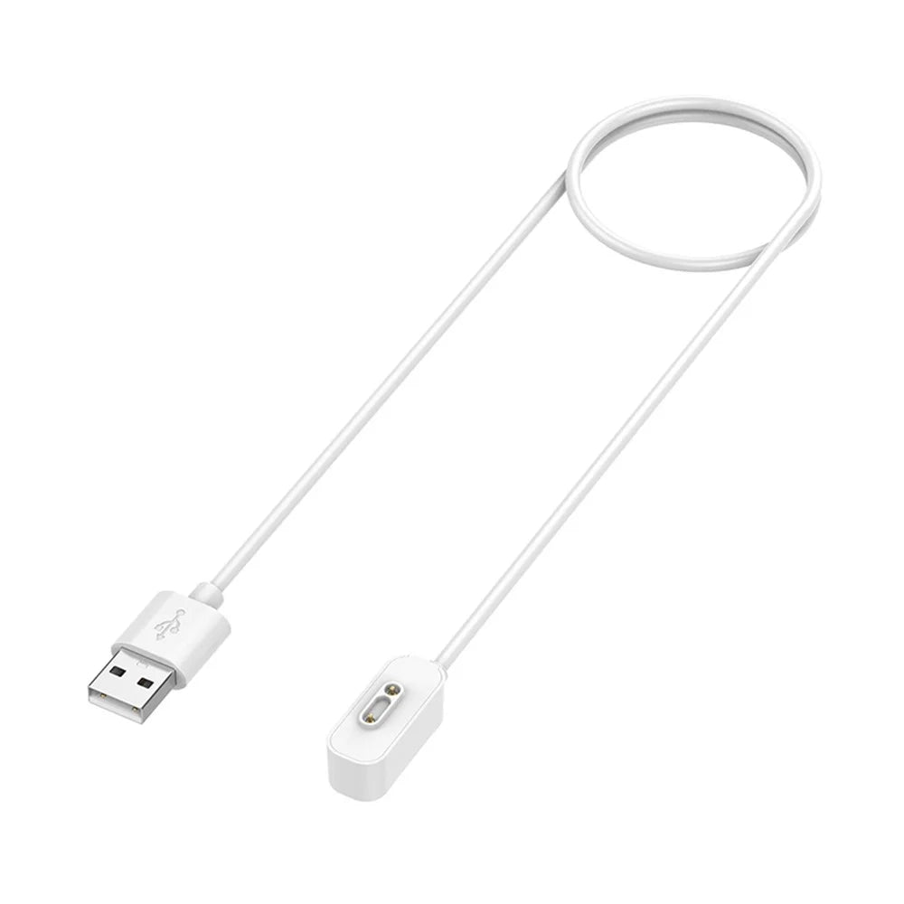 For Xplora X5 Play Smart Watch Charger 1m Magnetic Absorption USB Charging Cable - White - 4