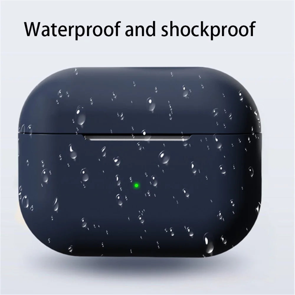Shockproof Case for AirPods Pro 2 / Pro Silicone Case Bluetooth-compatible Headset Cover with Strap - Light Purple - 3