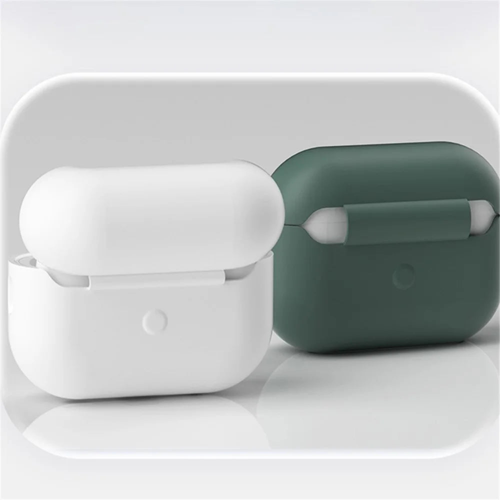 Shockproof Case for AirPods Pro 2 / Pro Silicone Case Bluetooth-compatible Headset Cover with Strap - Light Purple - 6