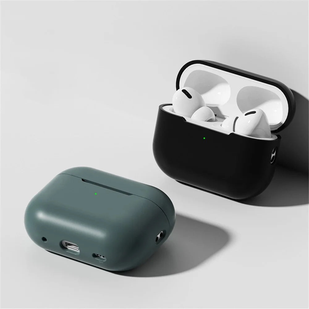 Shockproof Case for AirPods Pro 2 / Pro Silicone Case Bluetooth-compatible Headset Cover with Strap - Light Purple - 7