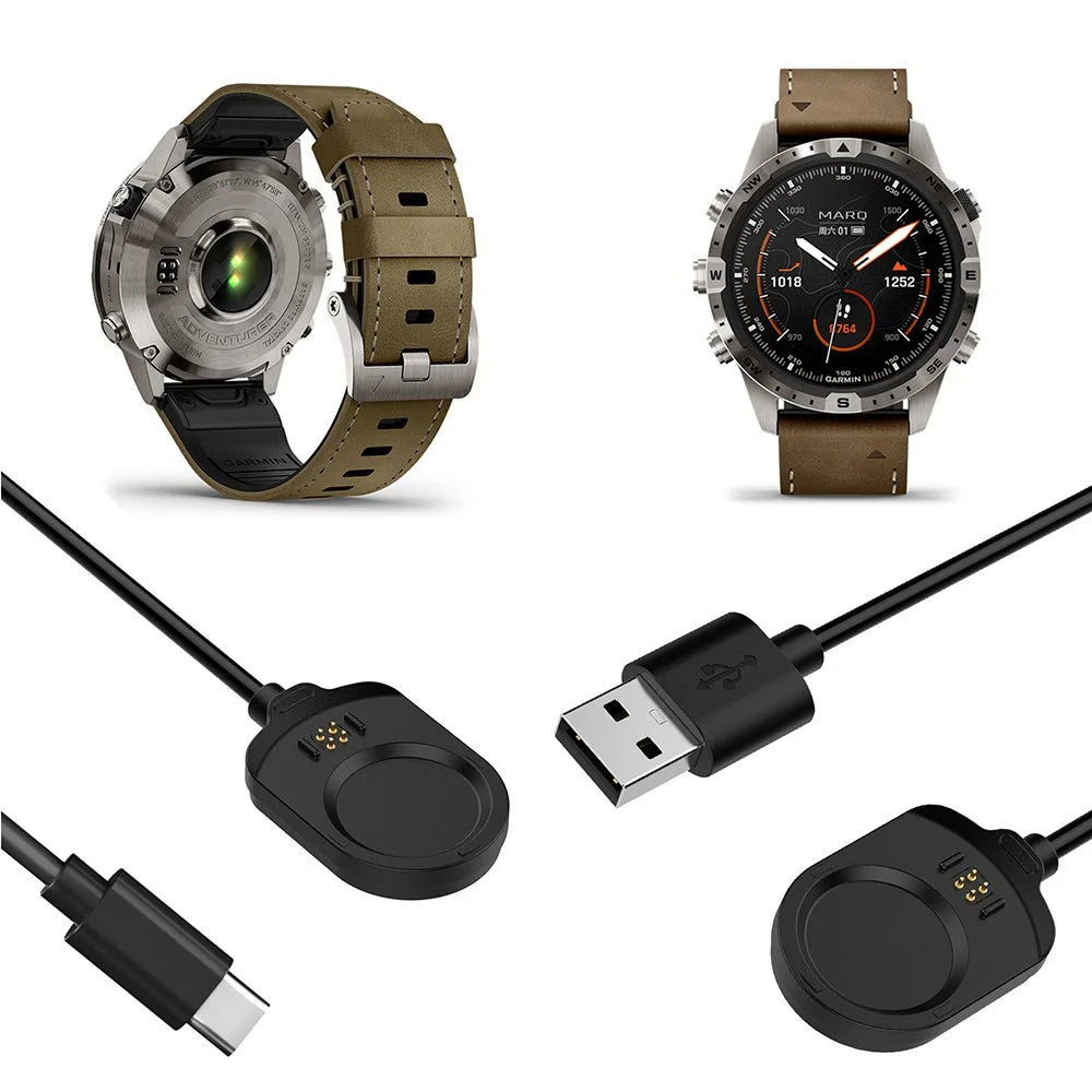 For Garmin MARQ2 Athlete / Adventurer / Captain / Golfer / Aviator Charger USB Charging Dock - 2