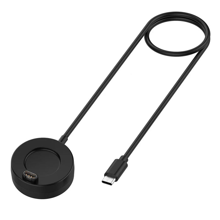 For Garmin Forerunner 265 / 265S / 965 / 955 / Fenix 5 / 6 / 7 Charging Dock Type-C Watch Charger with 100cm Cable - 1