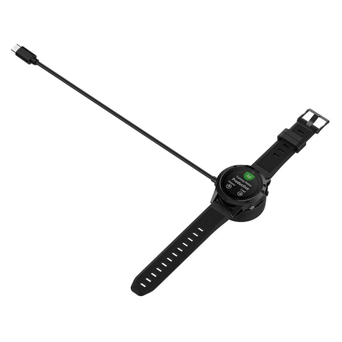 For Garmin Forerunner 265 / 265S / 965 / 955 / Fenix 5 / 6 / 7 Charging Dock Type-C Watch Charger with 100cm Cable - 2