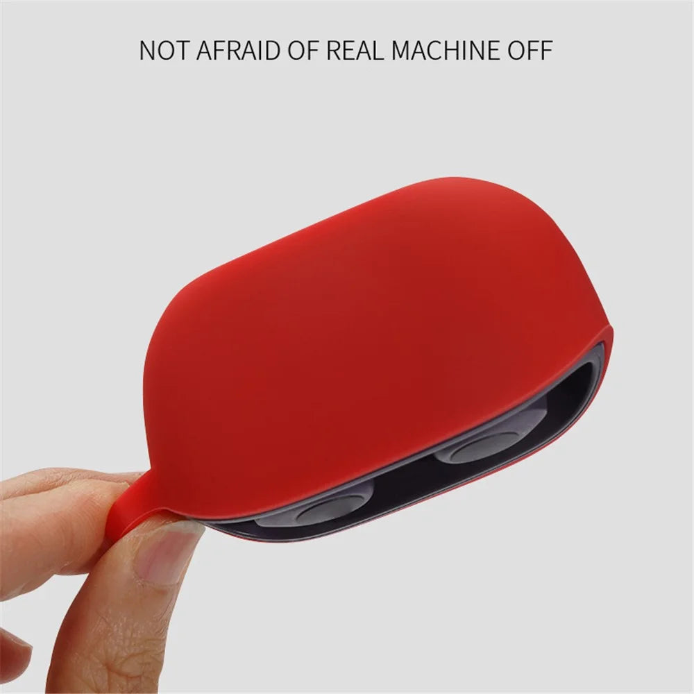 For JBL Wave 100TWS Bluetooth-compatible Earphone Protective Cover Anti-drop Silicone Case without Lid - Midnight Blue - 5