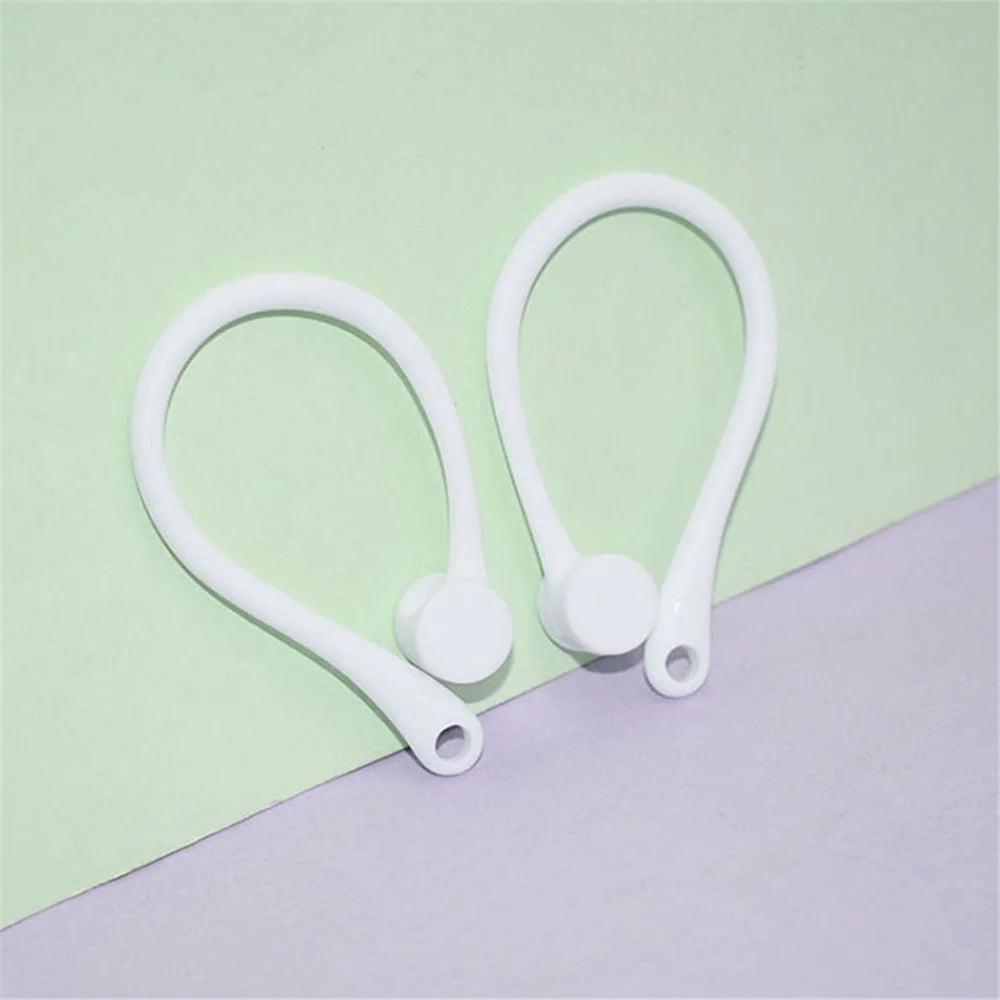 For Apple AirPods 3 Silicone Protective Cover Anti-lost Rope Hanging Buckle Ear Hook 8-in-1 Accessories Kit - Blue - 6