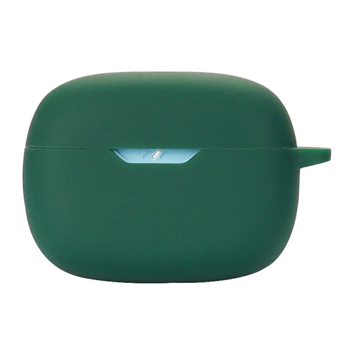 Silicone Case for JBL Wave Beam Bluetooth-compatible Earbuds, Anti-drop Earphone Cover with Hook - Green - 1