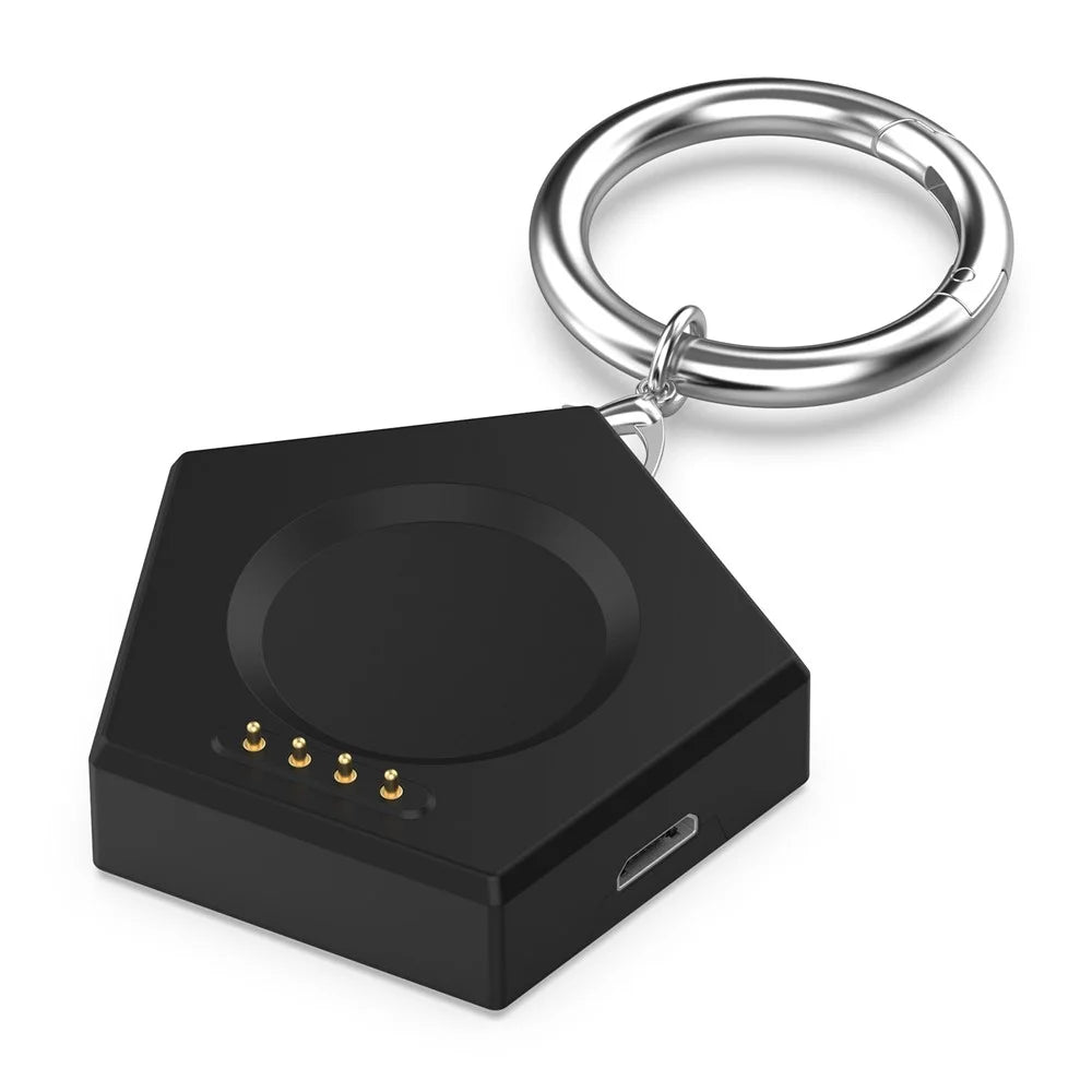 For Oppo Watch 4 Pro / Watch 2 42mm / 46mm / Watch 3 / 3Pro / Watch SE Charger Portable Charging Dock with Magnetic Probe - Black - 1