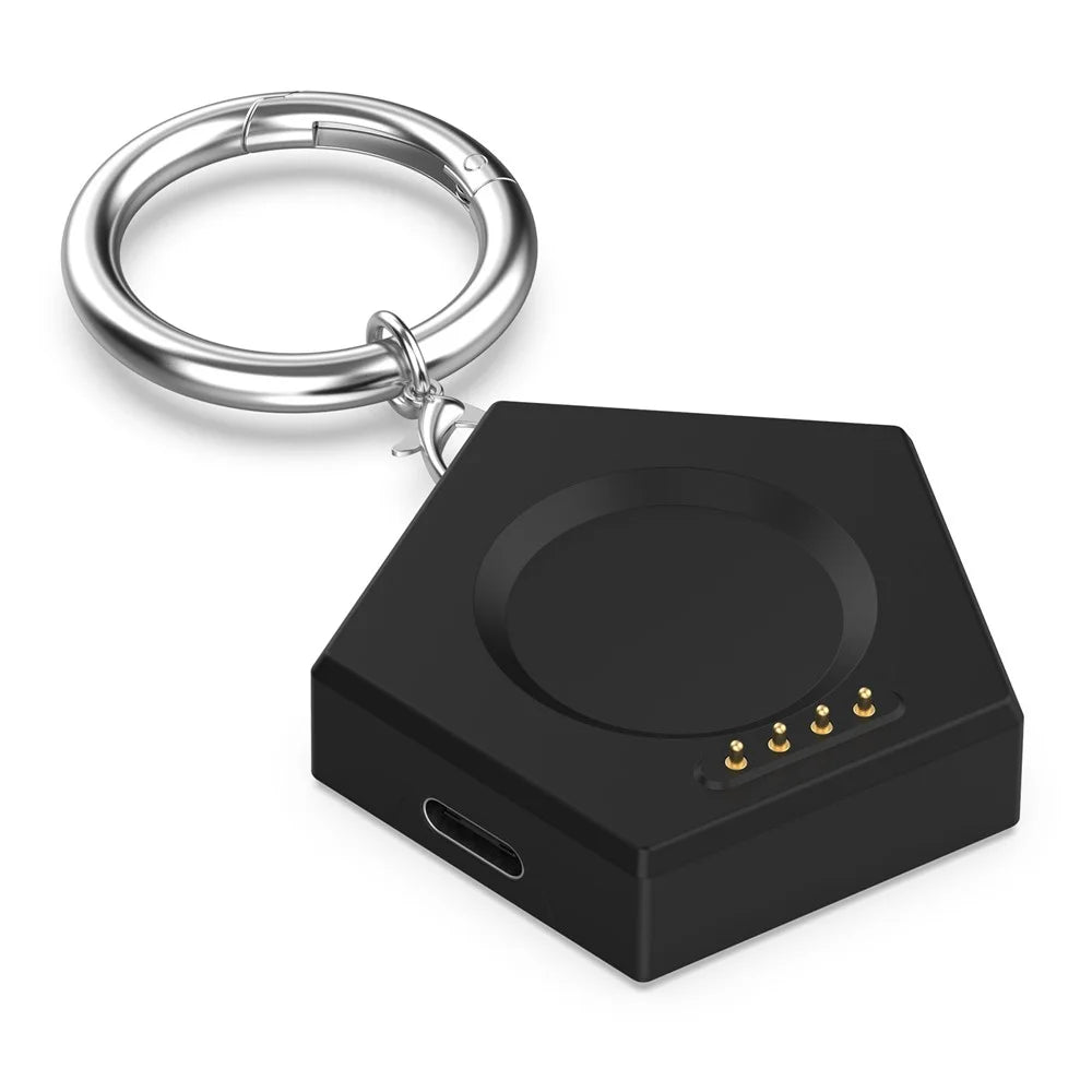 For Oppo Watch 4 Pro / Watch 2 42mm / 46mm / Watch 3 / 3Pro / Watch SE Charger Portable Charging Dock with Magnetic Probe - Black - 2