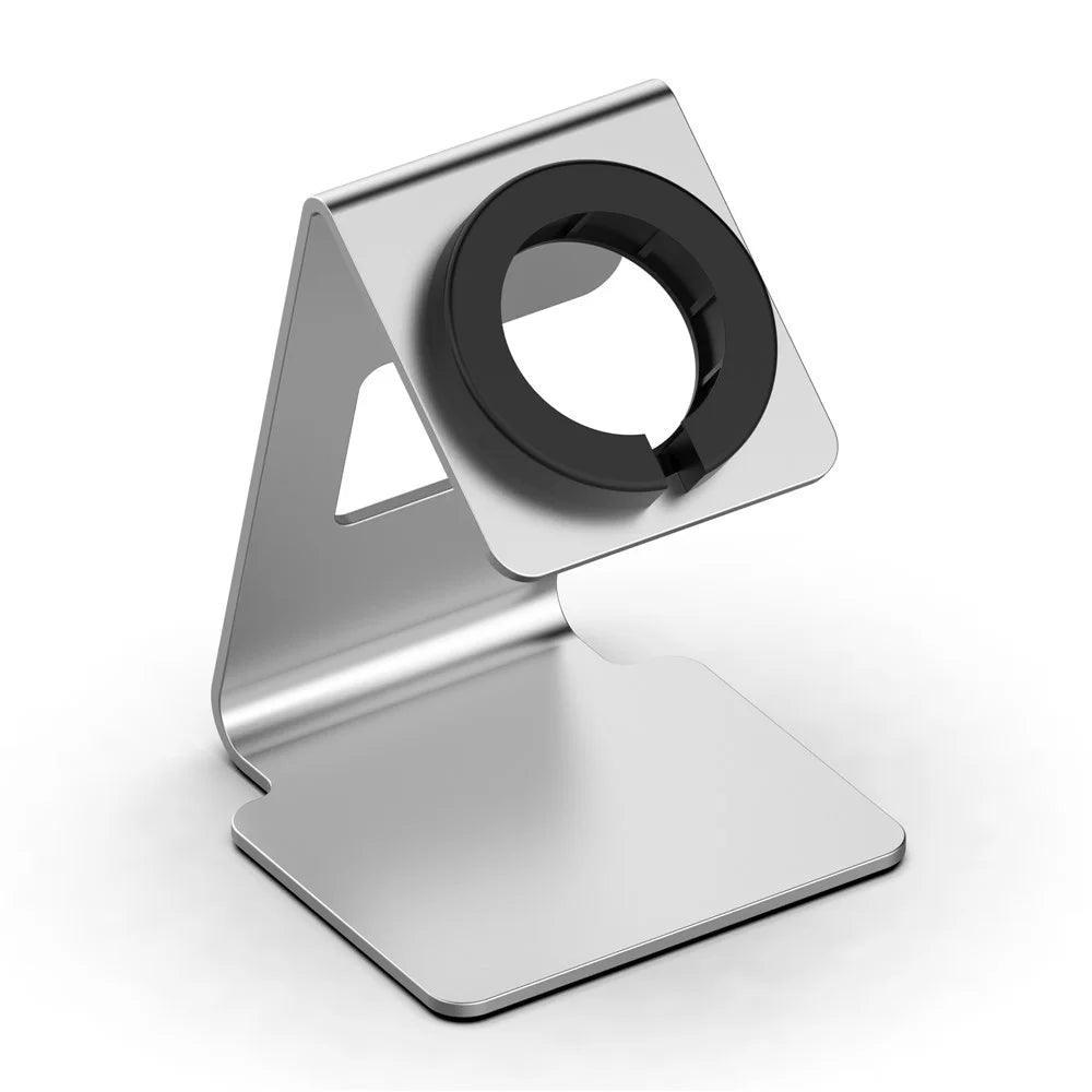 For Samsung Galaxy Watch 5 / 5 Pro / Watch 5 Active Charger Holder Watch Charging Pad Metal Stand (without Charger) - Silver - 3