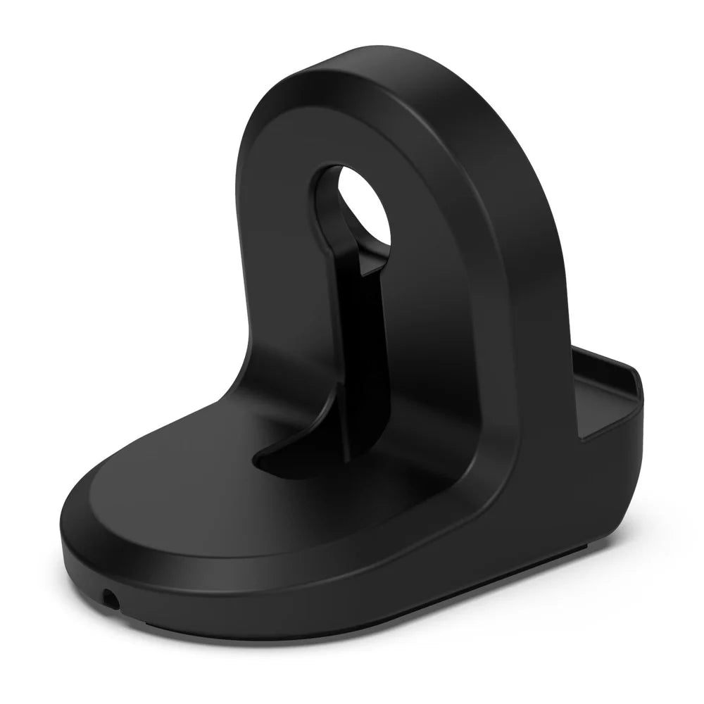 For Huami Amazfit GTR Mini (A2174) / GTS 4 / GTS 4 Mini Smart Watch Charger Stand Anti-Slip Silicone Charger Holder - Black - 2