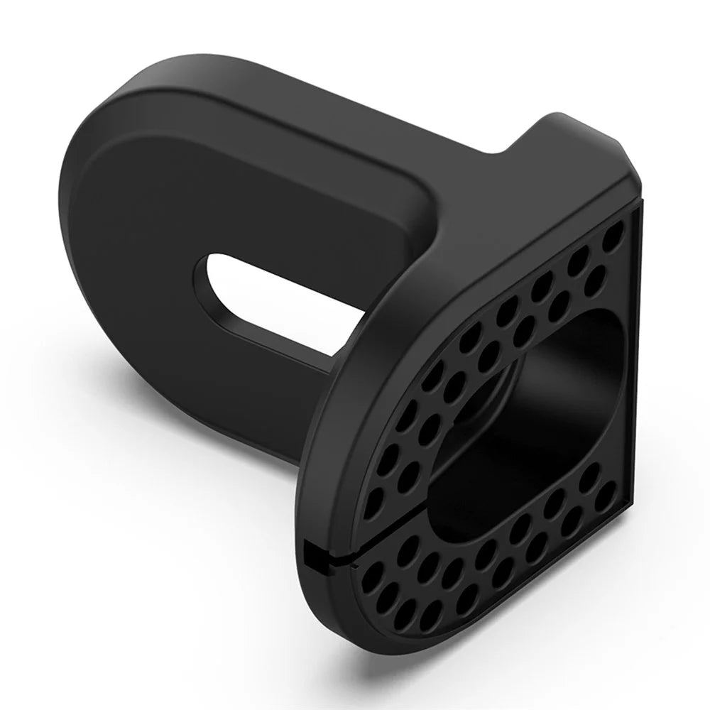 For Honor Watch GS 3i (MNS-B39) Silicone Stand Charger Charging Base Holder with Integrated Cable Management Slot (Cable Not Included) - Black - 5