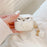 For Apple AirPods Pro TPU Case Shell Grain Camellia Pattern Shockproof Case with Camellia Decor - 1