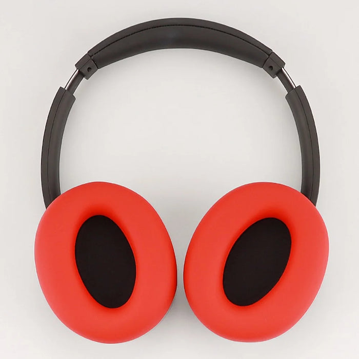 1 Pair Earpad Silicone Sleeve Soft Cover for Sony WH-CH720N Headphone - Red - 2