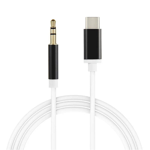 Type-C to 3.5mm Audio Cable Car Headphone Speaker Type C Converter Jack Aux Cord (Digital Version) - Black - 1