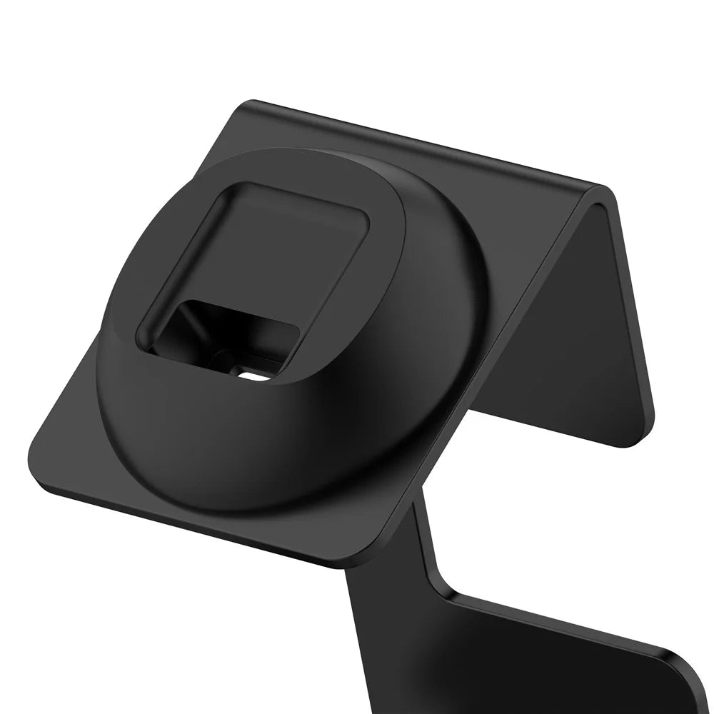 For Xiaomi Smart Band 8 Watch Charger Holder Metal Smart Watch Charger Stand (Without Charger) - Black - 3