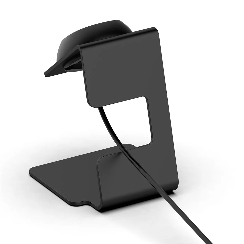 For Xiaomi Smart Band 8 Watch Charger Holder Metal Smart Watch Charger Stand (Without Charger) - Black - 6