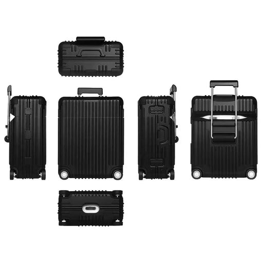 For Apple AirPods Pro / Pro 2 Charging Case Cover Wheel Luggage Design Silicone Case Bluetooth-compatible Headset Protector - Black - 2