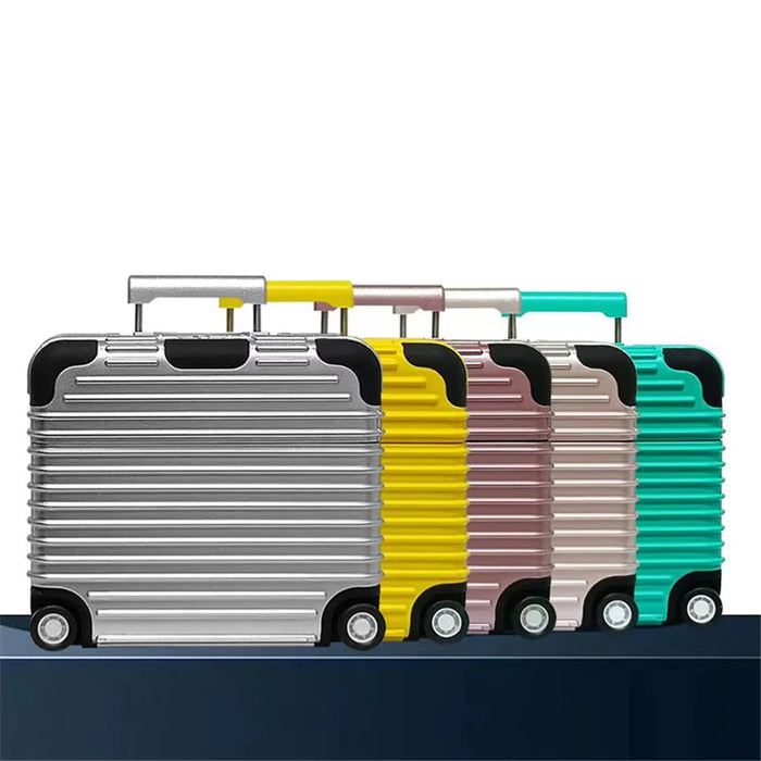 For Apple AirPods Pro / Pro 2 Charging Case Cover Wheel Luggage Design Silicone Case Bluetooth-compatible Headset Protector - Black - 7