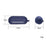 For Sony WF-C700N Silicone Cover Bluetooth-compatible Earphone Protective Case with Anti-lost Buckle - Dark Blue - 6