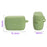 For Jabra Elite 4 Active Wireless Earphone Protective Case Cover Washable Silicone Sleeve with Hanging Buckle - Matcha Green - 4
